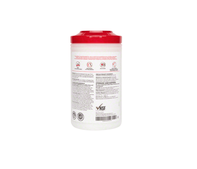 Sani Professional® No-Rinse Sanitizing Multi-Surface Wipes, 175ct, 6/cs - Image 2