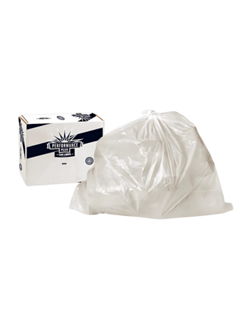 Can Liner, 24″ x 24″, 7-10 Gallon, 24mil, Clear, Hi-Density, Perforated Roll, 1000/cs